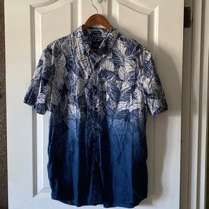 Blue Hawaiian style shirt